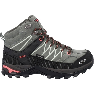 CMP Дамски туристически обувки CMP Women's Rigel Mid Trekking Shoes Waterproof Walking boots - Avocado / Coral - размер 38 (EU) (119-0782-1213)