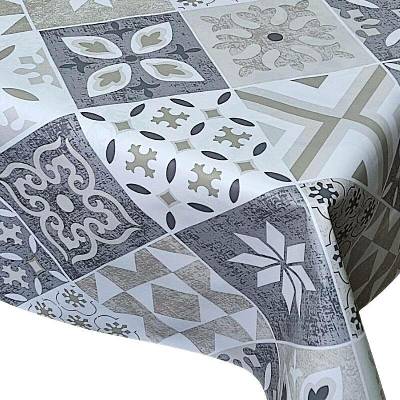 IMPOL TRADE Ubrus PVC Z-A 29 návin 20 mx140 cm ornamenty šedo-béžové