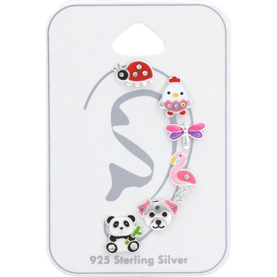 iŠperky set strieborných náušníc mix zvieratka ID|294781