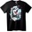 NOONEBRAND Тениска Хъски акварел - L, Black