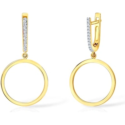 SAVICKI обеци: злато. диаманти