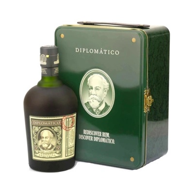 Diplomatico Reserva Exclusiva 12y 40% 0,7 l (darkové balení plechový kufr)