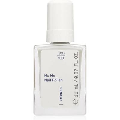 Korres No No Nail Polish pečující lak na nehty odstín 02 Milky White 11 ml