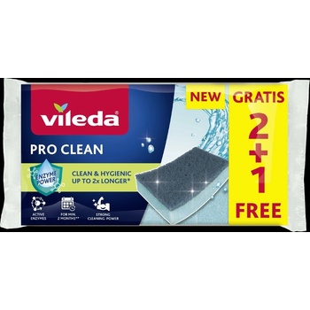 VILEDA špongia Pro Clean 2+1ks