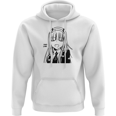 Darling in the Franxx mikina Dar-ling bílá
