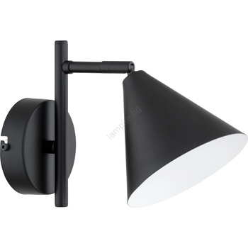 Alfa Настенна лампа ZELTA 1xE27/15W/230V черна (ALF91534)