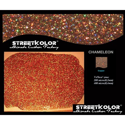KolorPearl Chameleón - oranžový, 50 gramov, 200 micro=0,2mm