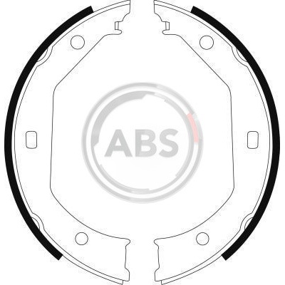 A.B.S. Sada brzd. čeľustí parkov. brzdy 8973