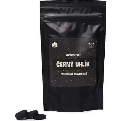 Dogsie Čierny uhlík Bravčové puky so živým uhlíkom 100 g