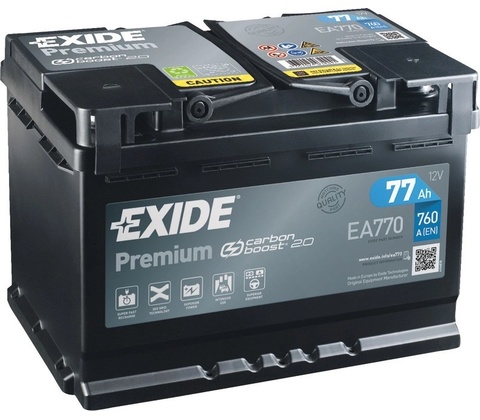 Autobaterie Exide Premium EA770