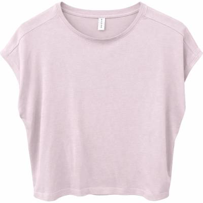Mazine Дамска тениска Mazine Women's Ecovero Viscose Cropped T-Shirt - Pastel Lilac (916-6712-0514)