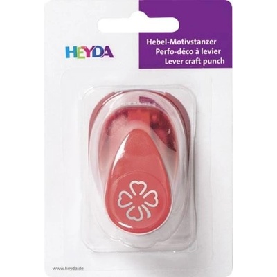 HEYDA ozdobná děrovačka 3D S čtyřlístek 17 mm – Zbozi.Blesk.cz