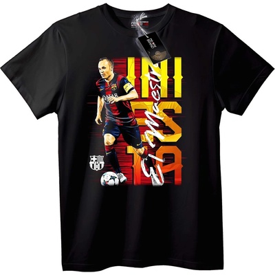 NOONEBRAND Тениска Инеста FC Barcelona - 5XL, Black