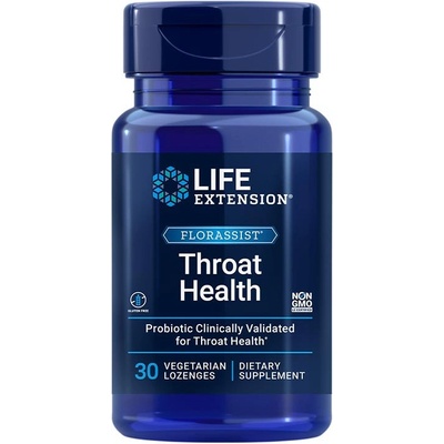 Life Extension FLORASSIST Throat Health 30 pastilka 20 mg