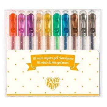 DJECO - Комплект мини гел химикалки - 10 цвята (DD03785)