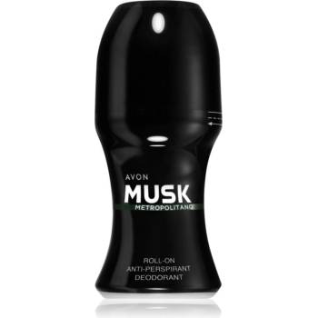 Avon Musk+ Metropolitano дезодорант антиперспирант рол-он за мъже 50ml