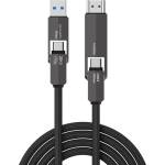 4smarts Кабел 4smarts ComboCord 1.5m, черен (4SM000001)