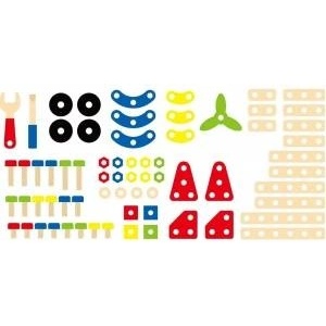 Vigan Viga Building Blocks Set 68 Montessori Elements