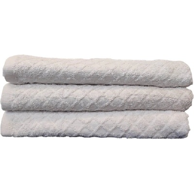 Top textil Osuška Káro 75x140 cm bílá