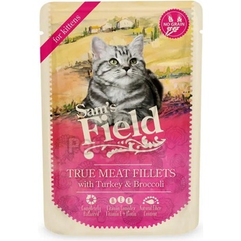 Image 1 of Sam's Field True Meat Fillets with turkey & broccoli 24x85 g