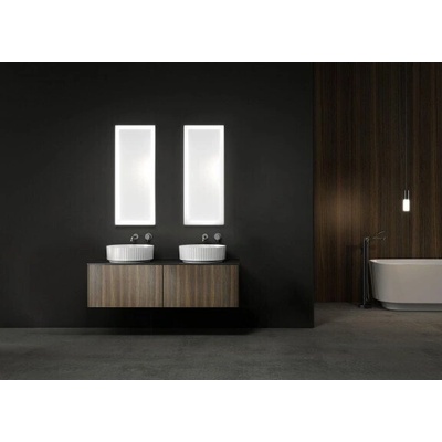 InterCeramic Мебел за баня ICP 1600-ALPI1268 - шкаф с двойно чекмедже и 2 умивалника DuPont Corian (ICP 1600-ALPI1268)