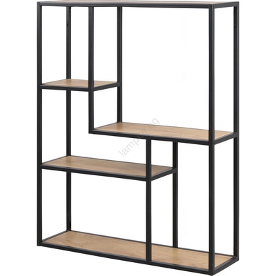 Actona Стенна полица saron дъб/черен (ao0020)