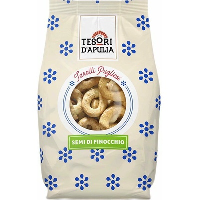 Tesori d’Apulia tradičné apúlske chrumkavé taralli s feniklovými semienkami 300 g