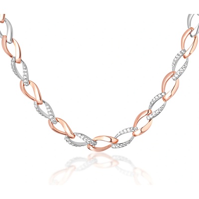 JVD Strieborný náhrdelník SVLN0205SH2BK42
