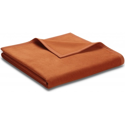 Biederlack Unicolour terracotta Deka 100x150