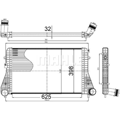Chladič turba MAHLE CI517000S
