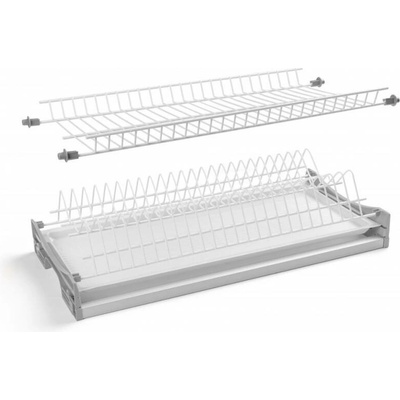 Odkapávač GTV BASIC 1, dvoupatrový, skříňka 600, na desky 16 - 18 mm, 1x vana, bílá