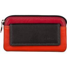 Patchi Kožená mini peněženka RFID 3001013.61.10 červená / multicolor