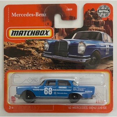 Autíčko MATCHBOX '62 Mercedes-Benz 220 SE, modré