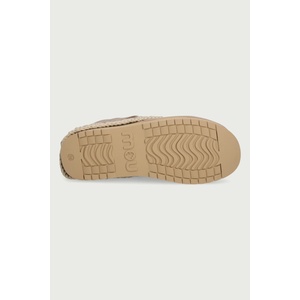 Mou Platform Boot Suede Folding апрески дамски от велур (MU.FW681015A.CAM)