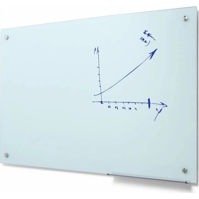 Jansen Display Scritto® Popisovatelná skleněná tabule 120 x 90 cm bílá