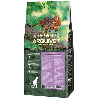 ARQUIVET CAT Original pre sterilizované mačky kura s ryžou 1,5 kg