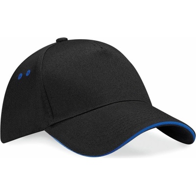 Beechfield B15C 5 panelová sandwich 53.015C black/bright royal