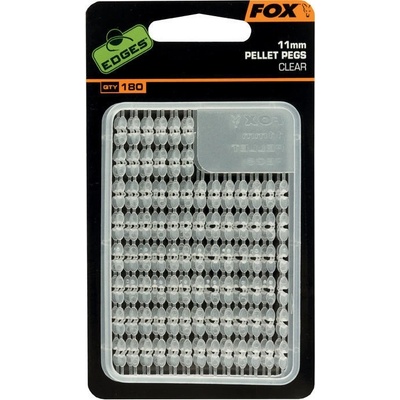 Fox Edges Pellet Pegs zarážky na pelety 11mm Clear