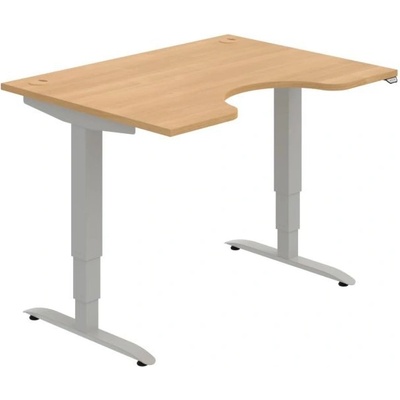 OFFICE PRO s.r.o. HOBIS ergo elektr.staviteľný stôl 120 cm, stand. ovláda. - MSE 3 1200, dub