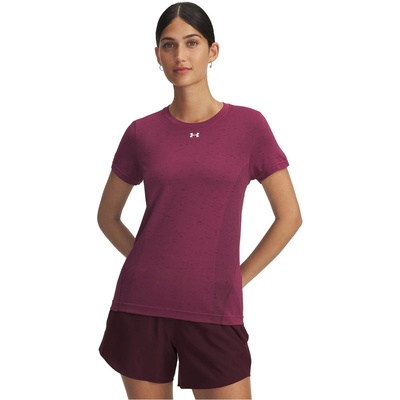 Under Armour Women's Vanish Seamless Short-Sleeve Performance Gym Top - Fuchsia Dusk