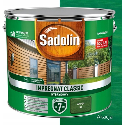 Impregnát na dřevo Sadolin Classic hybridní Akácie 9L