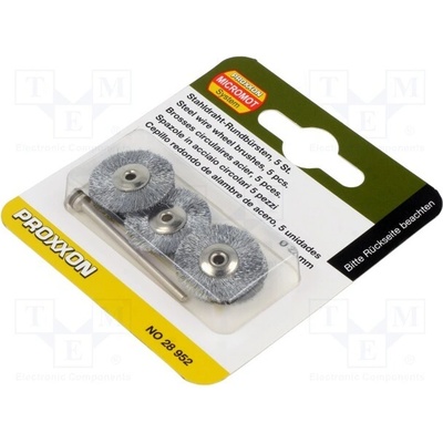 PROXXON 28952 Kartáč; 22mm; Ø: 2,35mm; 5ks; Sada: montážní trn