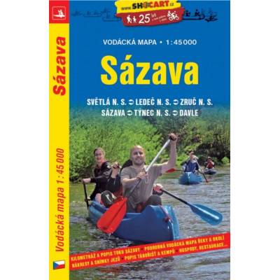 SHOCart Sázava 1:45 000 vodácká mapa
