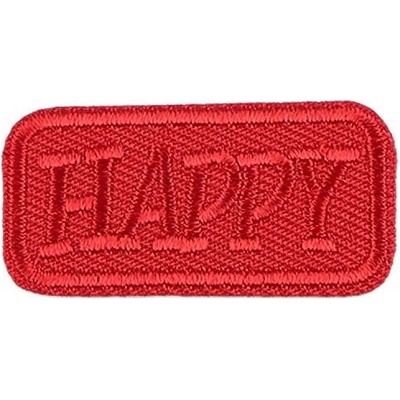 Nažehlovačka Happy Varianta: 5 červená, Balení: 10 ks