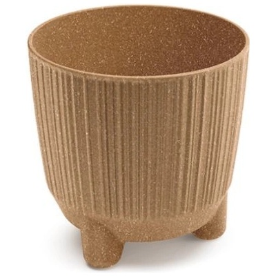 PROSPERPLAST Kvetináč RYFO N ECO WOOD naturo 10,7cm