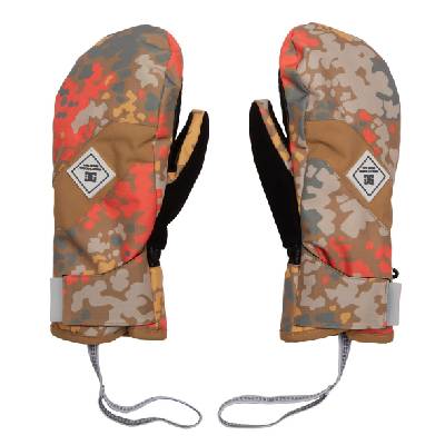 Rukavice na snowboard DC Wms Franchise Mitt fractal coral S 24/25 - Odesíláme do 24 hodin
