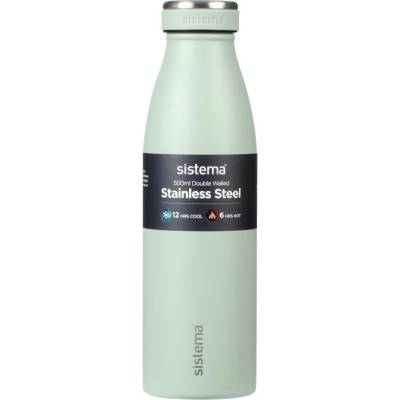 Sistema nerezová termoska Hydrate Stainless Steel 500 ml pistáciová