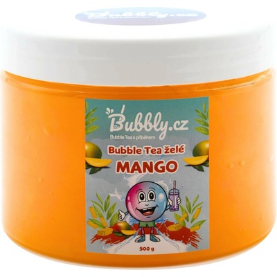 Bubbly.cz Domácí Bubble Tea Želé mango 0,5 kg