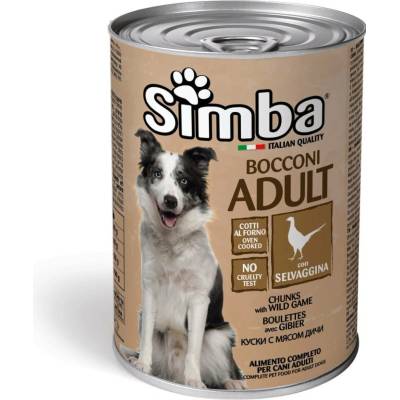 Monge Simba Dog Chunks wild game 415 g