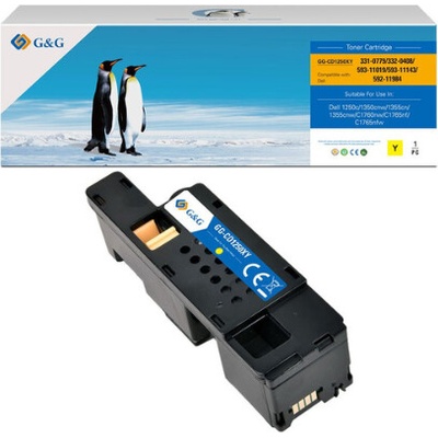 Тонер касета за DELL 1250c/1350c/1355c - Yellow - WM2JC / 331-0779 / 331-0725 / 332-0408 / 332-0406 / VKYJT / DG1TR - (NT-CD1250XY)